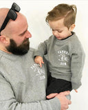 Father Son Fist Bump Twin CREW Set
