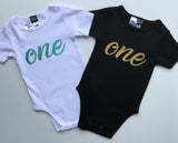 Glitter ONE Onesies