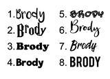 Custom Wording